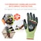 Ergodyne Nitrile-Coated CR Gloves, Lime, M 72 PK 17833 - alternate 6